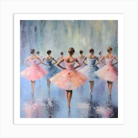 Ballerinas 3 Art Print