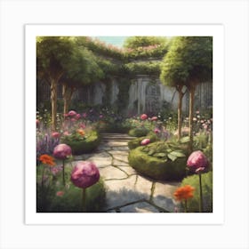 Into The Garden Art Print 5 Art Print