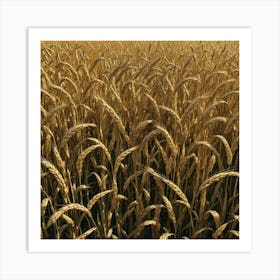 Golden Wheat Field 1 Art Print