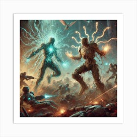 Corrupted Units Image Art Print