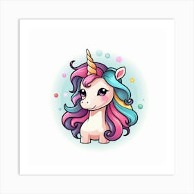 Unicorn 38 Art Print