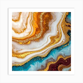 Abstract Abstract Painting 1 Art Print