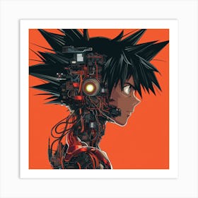 Robot Boy Art Print