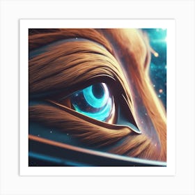 Eye Of A Fox Art Print