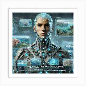 A High Tech, Sci Fi Portrayal Of The Aquitect Of I Art Print