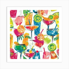 Cocktail Paradise Art Print