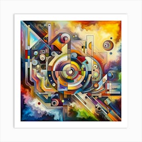 Abstract Abstract Painting 1 Art Print