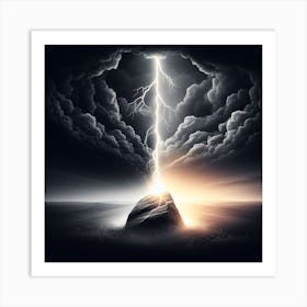 Lightning Of The Hope Art Print