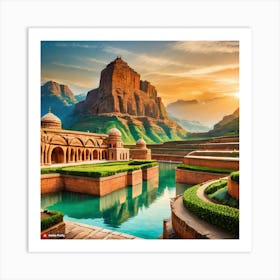 Firefly The People Of The Indus Valley Civilization Lived In Well Planned Cities With Advanced Infra (2) Art Print