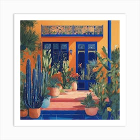 Cactus Garden 1 Art Print
