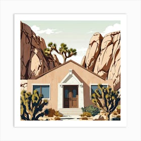 Joshua Tree Architecture Art Print 2 Art Print