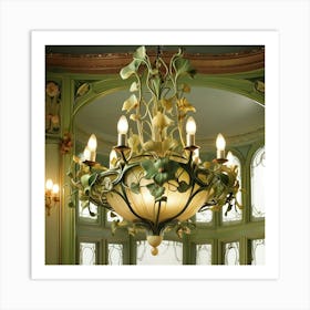 Ivy Chandelier Art Print