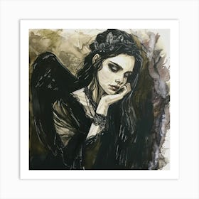 Angel Of The Night 2 Art Print