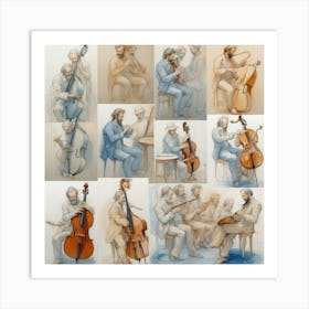 Musicians Art Print