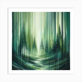 Forest Path 8 Art Print