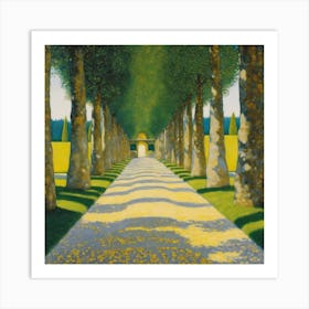 Allee At Schloss Kammer, Gustav Klimt 17 Art Print