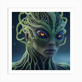 Alien Creature Art Print