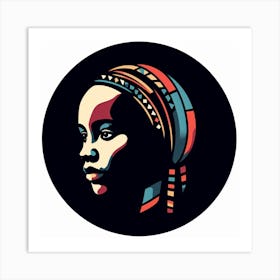 African Girl Art Print