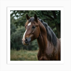 A Majestic Horse  Art Print