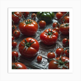 Ripe Tomatoes Art Print