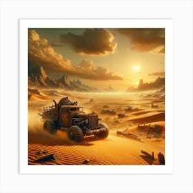 Desert Landscape Art Print