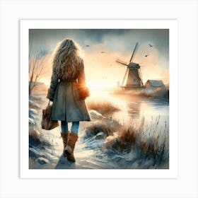 Windmill 1 Art Print