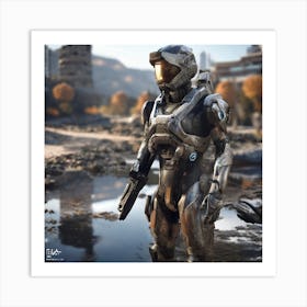 Halo 3D Art Print