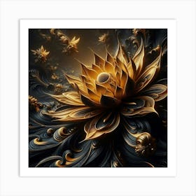 Lotus Flower 120 Art Print