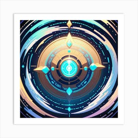 Compass 2 Art Print