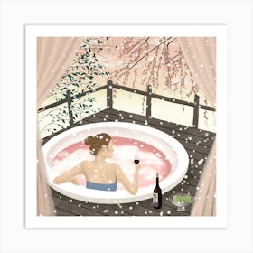 Bath Art Print Art Print