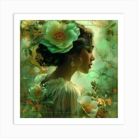 Emerald Green 3 Art Print