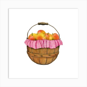 Apple Basket.6 Art Print