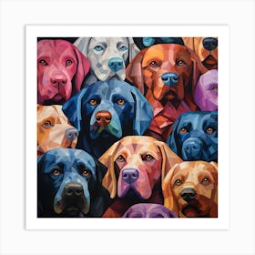 'Dogs' Art Print