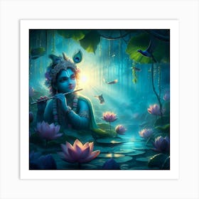 Krishna Art Print