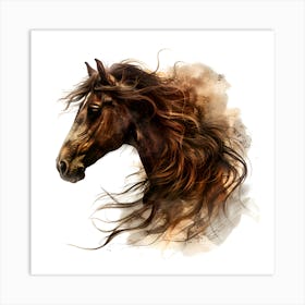 Horse Head 6 Art Print