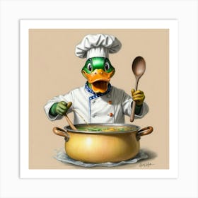 Chef Duck 10 Affiche