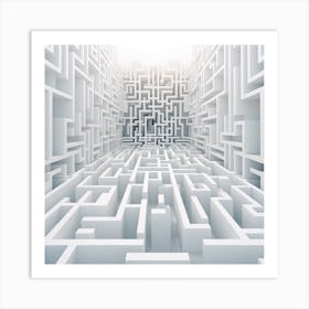 Maze Stock Videos & Royalty-Free Footage Art Print