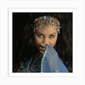 Beautiful Arabic Woman Art Print