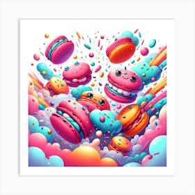 Macarons Art Print