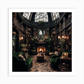 Library 9 Art Print