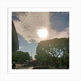 Sky In The Park Art Print