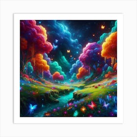 Faerie Forest Art Print