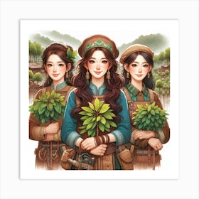 The Forest Maker Ladies Art Print