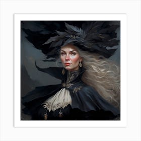 Gothic Woman Art Print