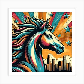 Pop Horse 2 Art Print