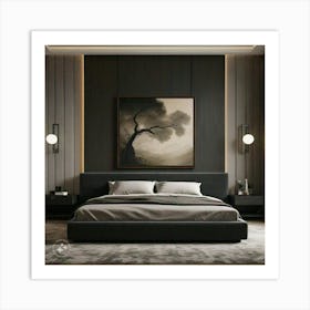 Modern Bedroom Design Ideas Art Print