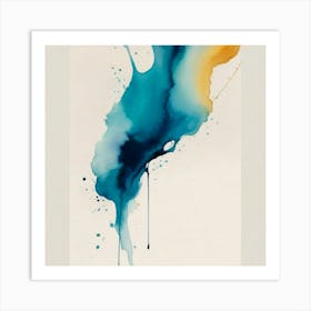 Abstract Watercolor Painting 4 Art Print