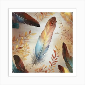 Feathers Art Print