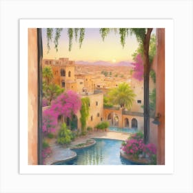 Egyptian Garden Art Print