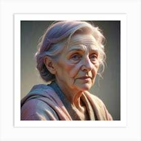 Old Woman Art Print